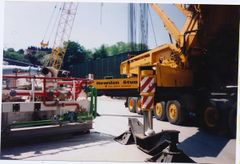 Pumping equipment that went behind the TBM.